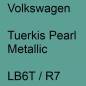 Preview: Volkswagen, Tuerkis Pearl Metallic, LB6T / R7.